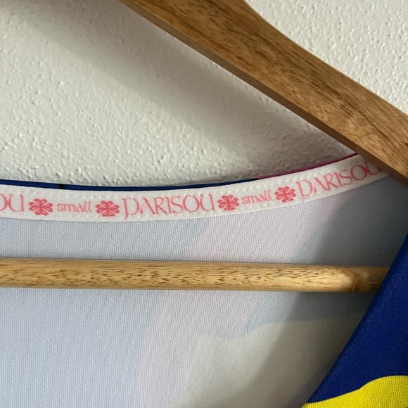 Parisou Pyschadelic Printed Bell Sleeve Blouse, size small - Picture 4 of 5